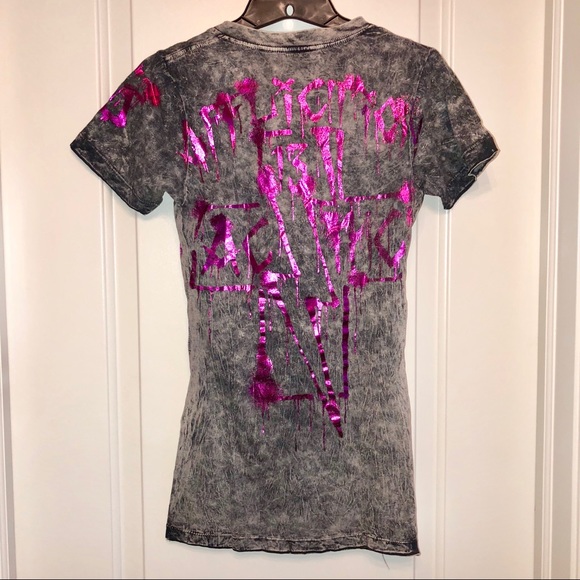 Affliction Tops - Reversible Affliction Tee